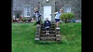preview picture of video 'Slow motion jumping from the steps'