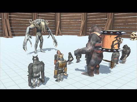 SCOURGE VS MUTANT PRIMATE UNITS similliar price - Animal Revolt Battle Simulator