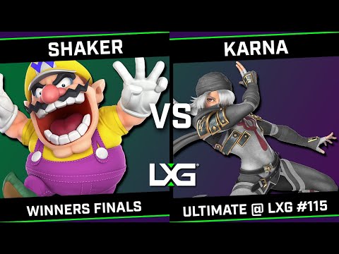 Shaker (Wario) vs Karna (Sheik/Joker/Sephiroth) - Smash Ultimate @ LXG 115 - Winners Finals