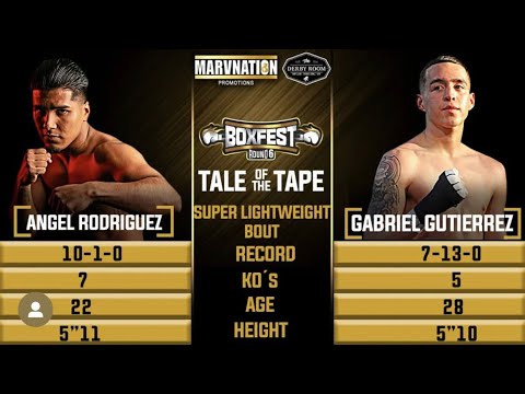 Angel "El Moreno" Rodriguez vs Gabriel Gutierrez (FULL FIGHT) 07-23-2022