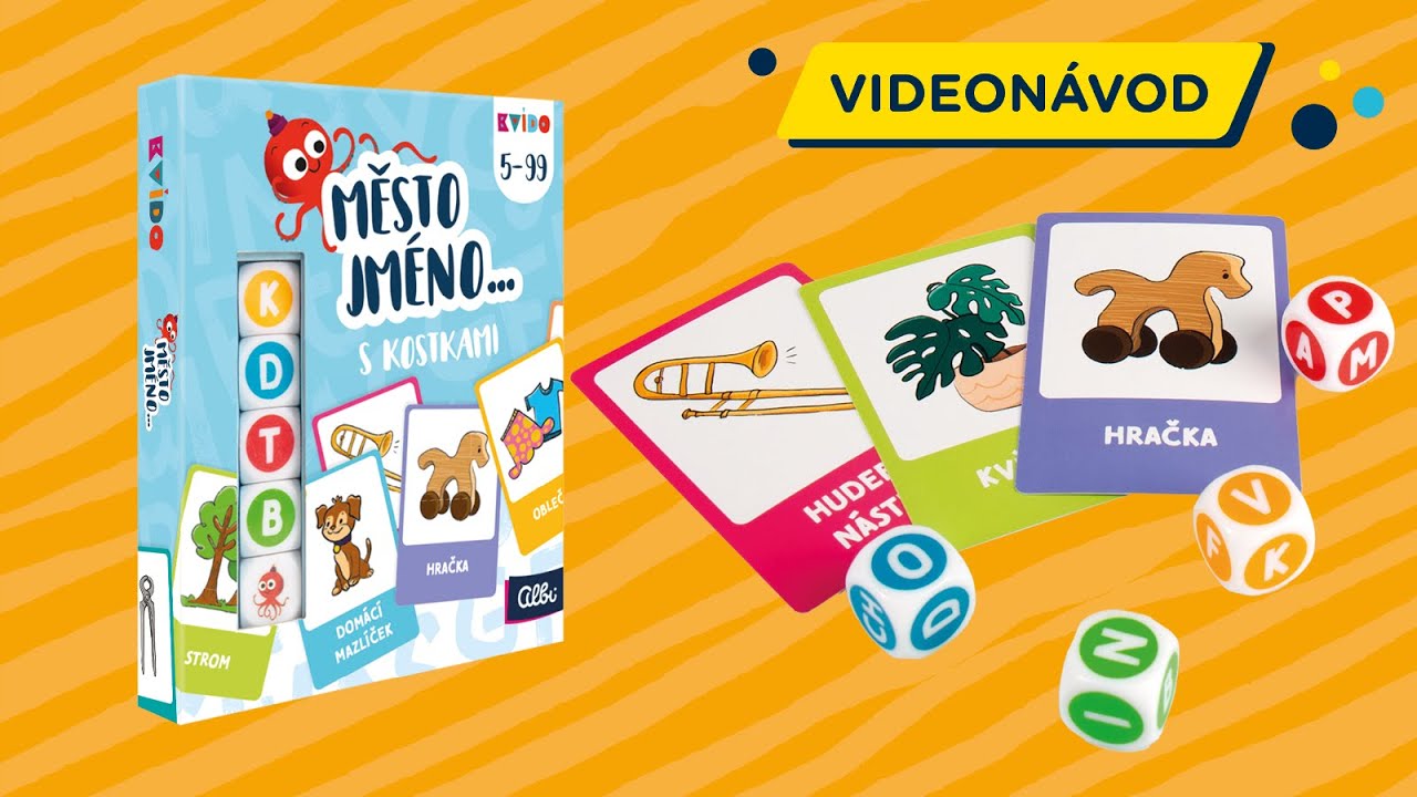 Město, jméno s kostkami od Kvída - videonávod