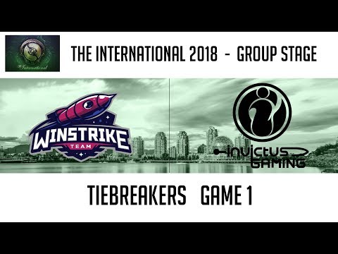 Winstrike vs Invictus Gaming (Game 1: Tiebreakers) | The International 2018: Group Stage