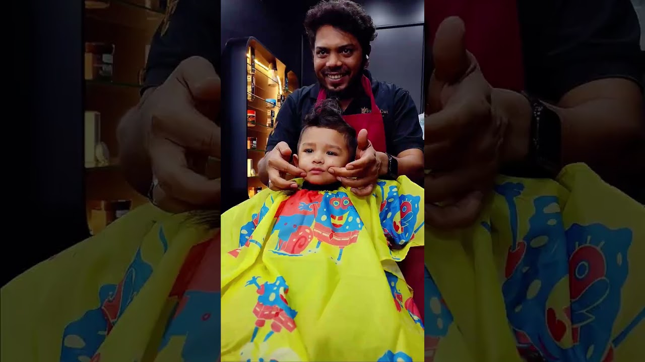 Watch the little man rock his trendy new haircut at Right Cut Salon!