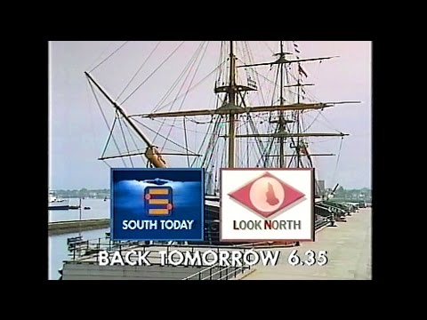 HMS Warrior 1st Anniversary - BBC Look North/South Today - Thursday 16th June 1988