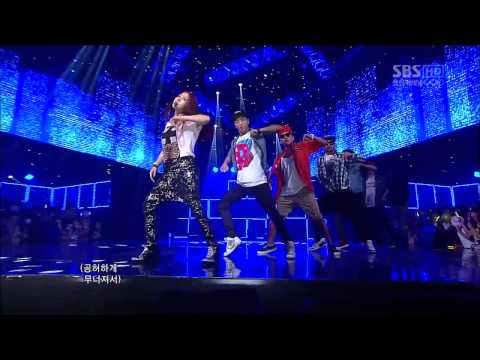 [HD] 120812 BoA (with Super Junior's EunHyuk) - Only One @ SBS Inkigayo