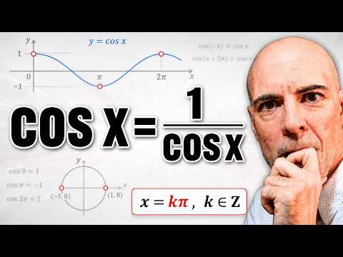 ECUACIÓN TRIGONOMÉTRICA CON EL COSENO Y LA SECANTE. cosx=secx