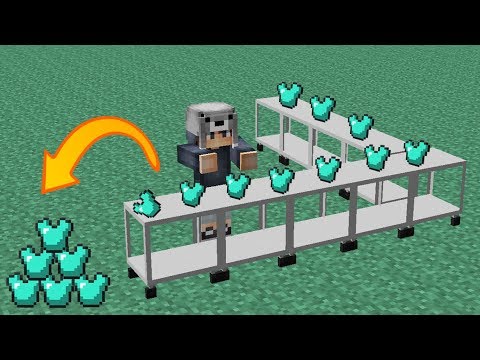ELMAS ZIRH FABRİKASI YAPIYORUZ! - Minecraft