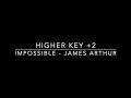 IMPOSSIBLE - HIGHER KEY +2 - KARAOKE/INSTRUMENTAL - JAMES ARTHUR