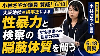 国民民主党 小林さやか参院議員 法務委委員会（26/6/18） 性暴力事件と検察の隠蔽体質を問う！#国民民主党 #小林さやか 