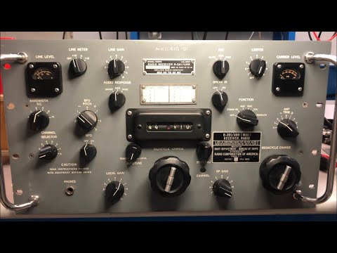 R-391/URR Repair and Restoration Project Part1. The AN/FRR-33 diversity station reviving.