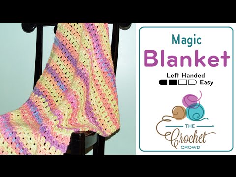 Left Hand Crochet for Beginners Baby Blanket Pattern The Crochet Crowd