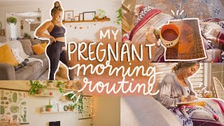 MY PREGNANT MORNING ROUTINE (2ND TRIMESTER) #morningroutine #pregnancy #pregnantmorningroutine