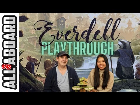 EVERDELL | Board Game | 2 Player Playthrough | The Enchanted Forest of Critters and Constructions