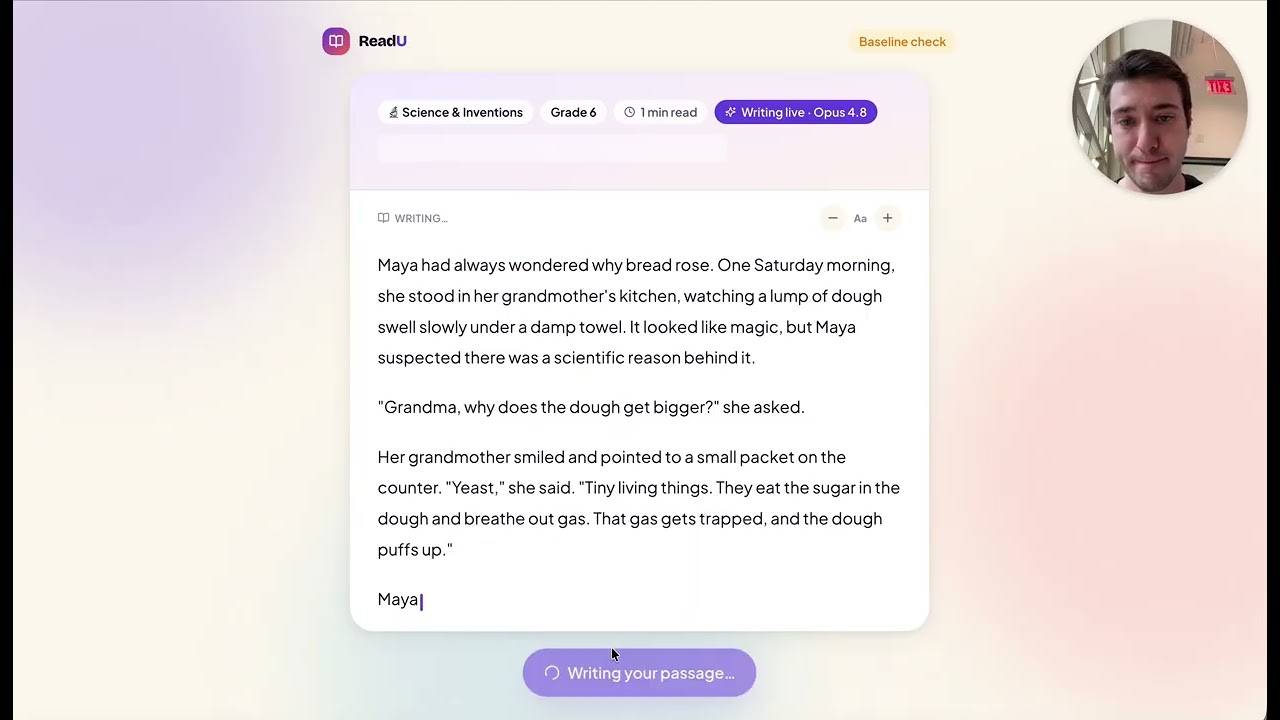 ReadU project preview