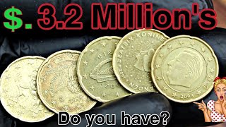 Download lagu Top 5 Ultra 20 Euro Cent Rare 20 Euro Cent 2002 coins worth a lot of money! Coins Worth money! mp3