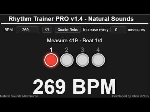 Metronome 269 BPM