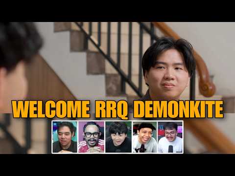 WELCOME RRQ DEMONKITE!! REAKSI STREAMER DEMONKITE GABUNG RRQ HOSHI S18