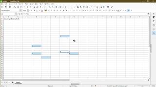 Selecting Multiple Cells in LibreOffice Calc