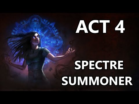 Leveling with Penguin Act 4 - Spectre Summoner Necromancer | Path of Exile