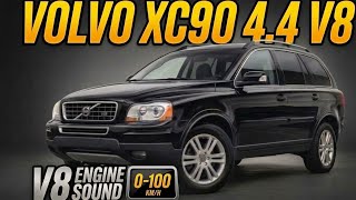 VOLVO XC90 4.4 V8 EXHAUST SOUND & 0-100KM/H ACCELERATION. DDRIVE