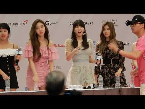180811 Twice Kcon LA fan engagement game Momo Focus
