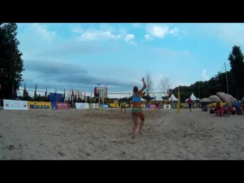 15 Beach volleyball EEVZA 2016  Belarus  Ozolina Lece and Makhno Makhno