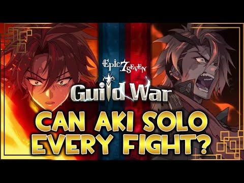 Epic Seven - Can Aki SOLO Every Match? - Guild Wars #15