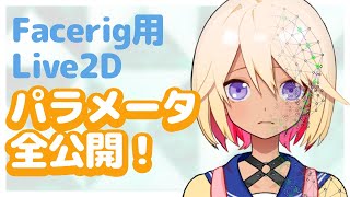 【Live2D】Facerig用Live2Dモデルパラメータ全公開【Vtuber】