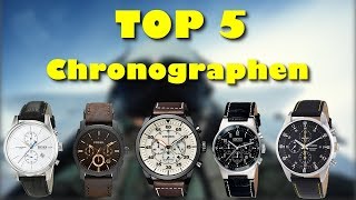 Die 5 schönsten Herren Chronographen mit Lederband 2021