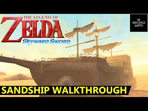 Skyward Sword Sandship Walkthrough - Full Dungeon Guide - Puzzles & Tentalus Boss Fight