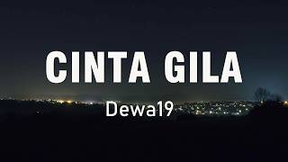 Download lagu Dewa - Cinta Gila Lyrics mp3 Download lagu Dewa - Cinta Gila Lyrics mp3