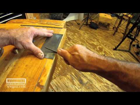 Sharpen a Card Scraper