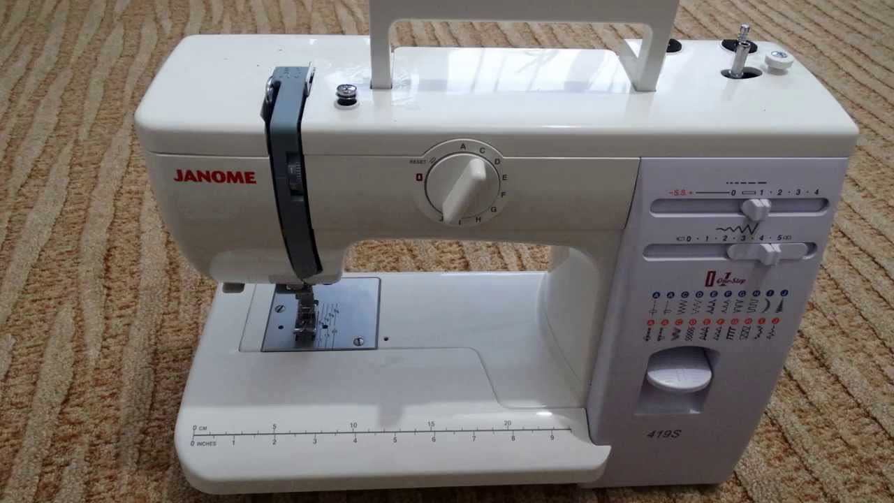 Швейная машина Janome 419S белый