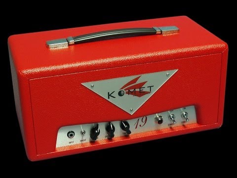 Komet 19 Amp Head; Red Tolex; 2022; Mint/As-New image 17