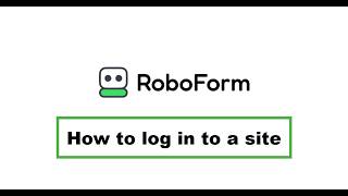How to log in to a site