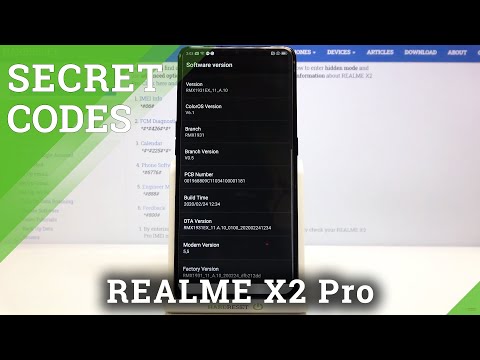 Secret Codes REALME X2 Pro – Open Hidden Modes / Testing Menu