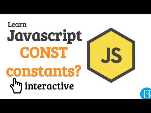 06 What Are Javascript Constants Explained Javascript Beginner Exercises Tutorial Interactive