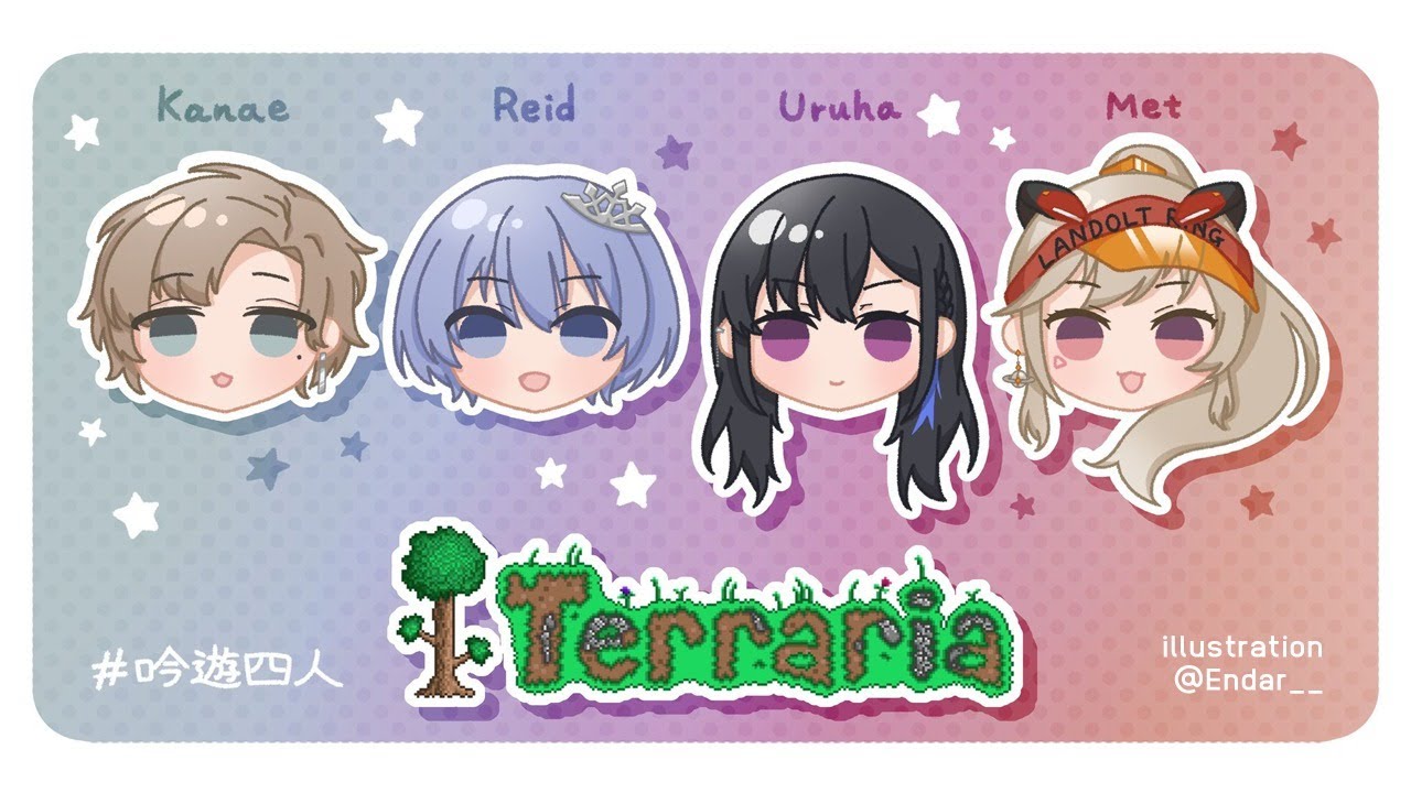 テラリア | ▼かなえは釣りおぼえた! #吟遊四人 【にじさんじ/叶】