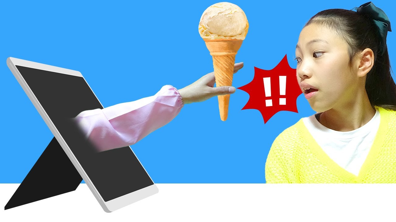 タブレットから手！？みこちゃんばっかりずるい！きらこも水族館に行きたいよー海の生き物を発掘しよう【寸劇】