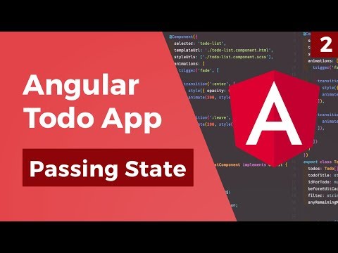 Angular Todo App Passing State Part 2