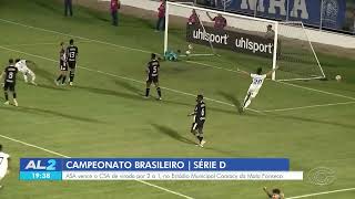 ASA vence CSA de virada e assume vice-liderança na Série D