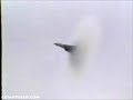 F-14 Tomcat Flyby Explosion and Crash as Fighter Jet in Supersonic Boom Flyover USS John Paul Jones