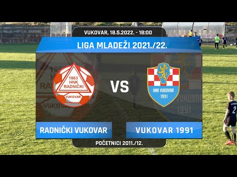 HNK Radnički Vukovar - HNK Vukovar 1991, 1:9, 23. kolo liga mladeži - početnici 11./12., 18.5.2022.