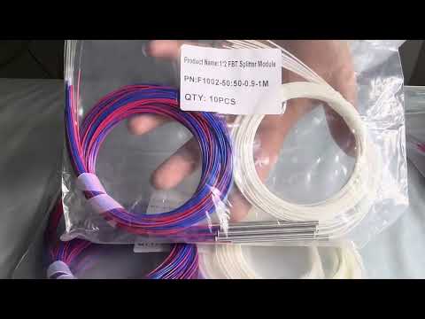 Fiber Optic PBT Coupler with different power ratios