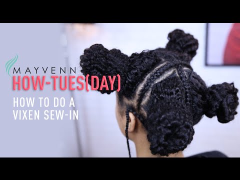 Anleitung zum Einnähen von Extensions (bei lockigem Haar)