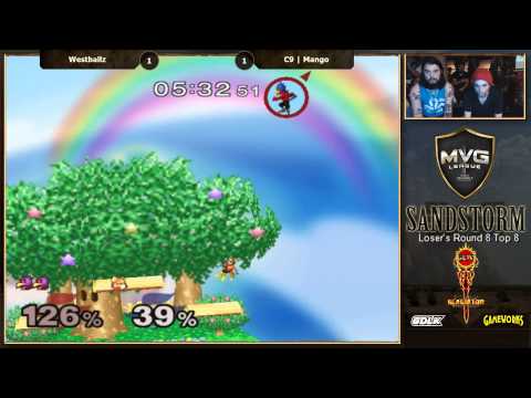 MVG Sandstorm: Singles Top 8 L8 - Westballz (Falco) vs. C9 | Mango (Fox)