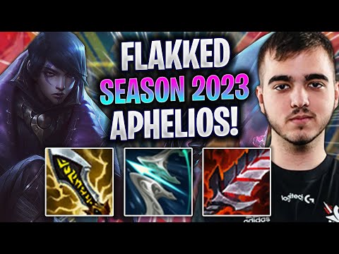 FLAKKED PROBANDO APHELIOS EN LA NUEVA SEASON! - HRTS Flakked Juega Aphelios ADC! | Season 2023