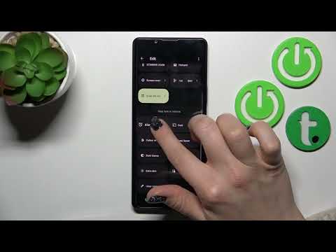 How to Adjust Top Shortcut Panel in Sony Xperia 5 IV – Remove / Add Shortcuts