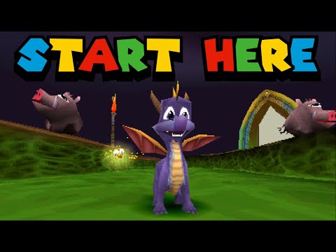 Spyro 120% Beginner Tutorial - EASIEST Speedrun Walkthrough