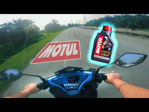 Sedap ke Motor NVX V2 Pakai Minyak Enjin & Gear Fully Synthetic Motul?
